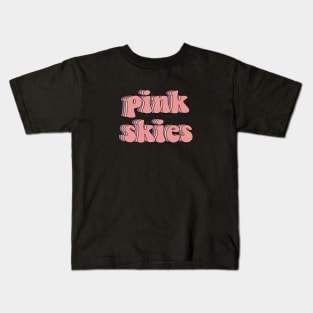 Pink skies Kids T-Shirt
